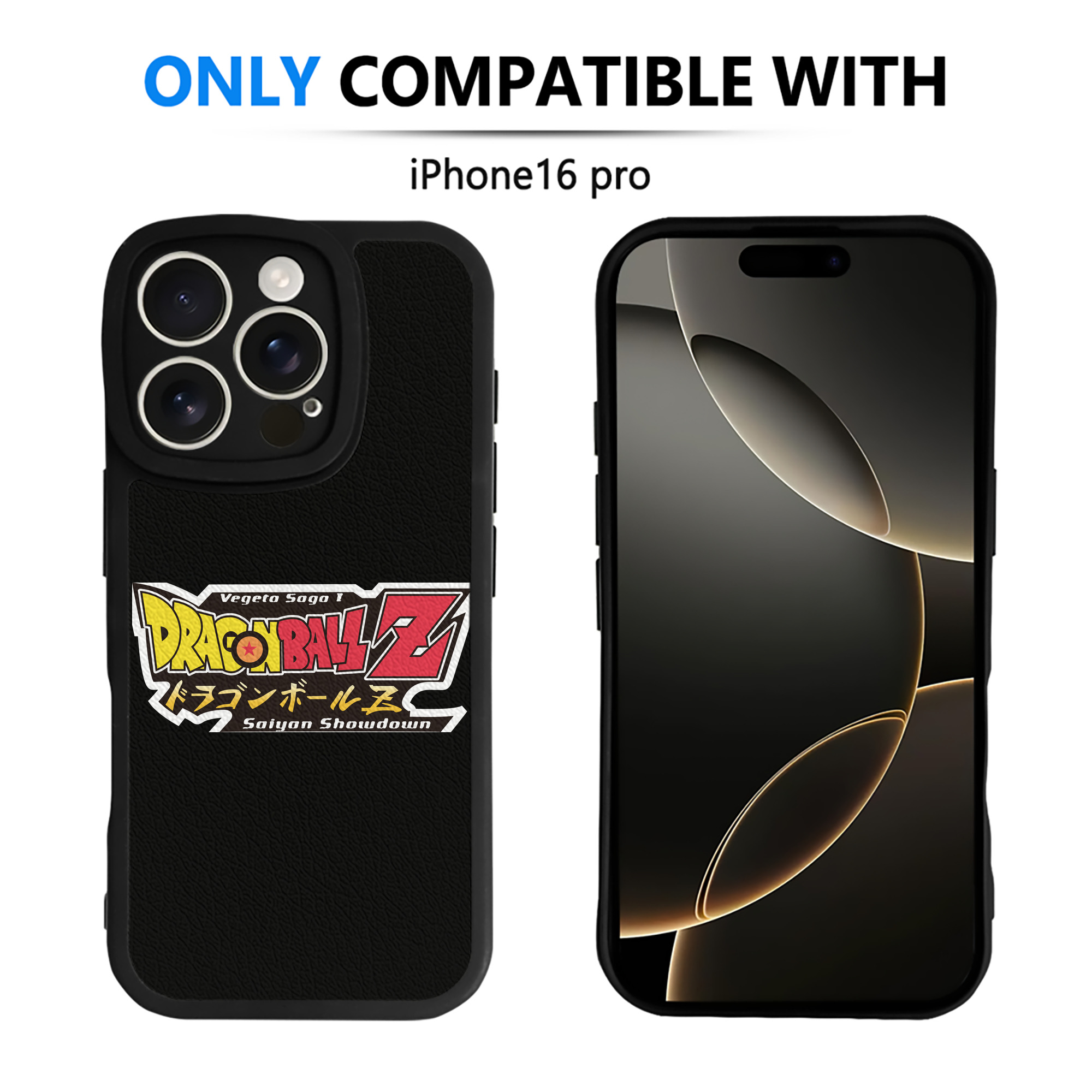 （画像用） ドラゴンボール DRAGON BALL 【iPhone 16シリーズ対応】シリコンスマホケース（レザー調） 材質：シリコン